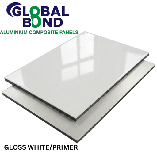 GLOSS WHITE / PRIMER - GLOBAL BOND - 3mm ;Skin - 0.2mm ;3050 x 1500mm
