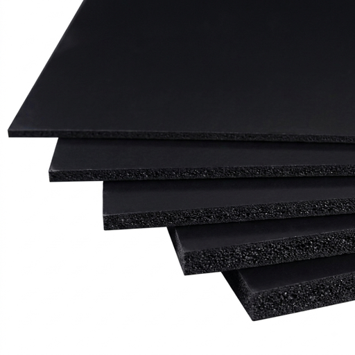PVC FOAM SHEET 3MM BLACK - 1220 X 2440