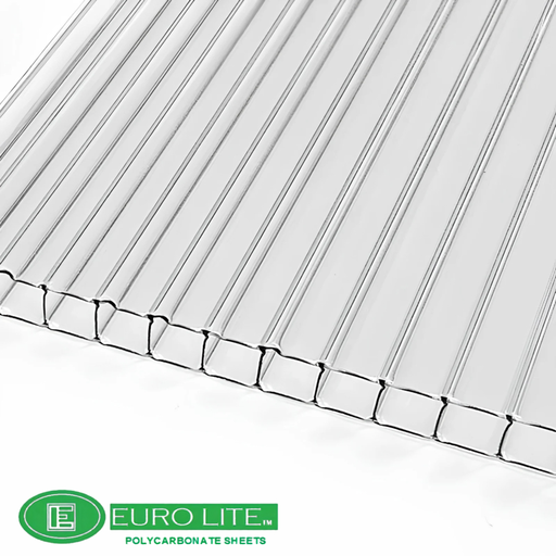 CLEAR POLYCARBONATE MULTIWALL - 5.80m X 2.10m ;Thickness - 6mm