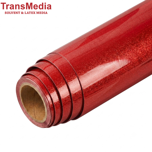 REFLECTIVE VINYL (TM 3203) - RED - 1.22mtr x 45.70mtr