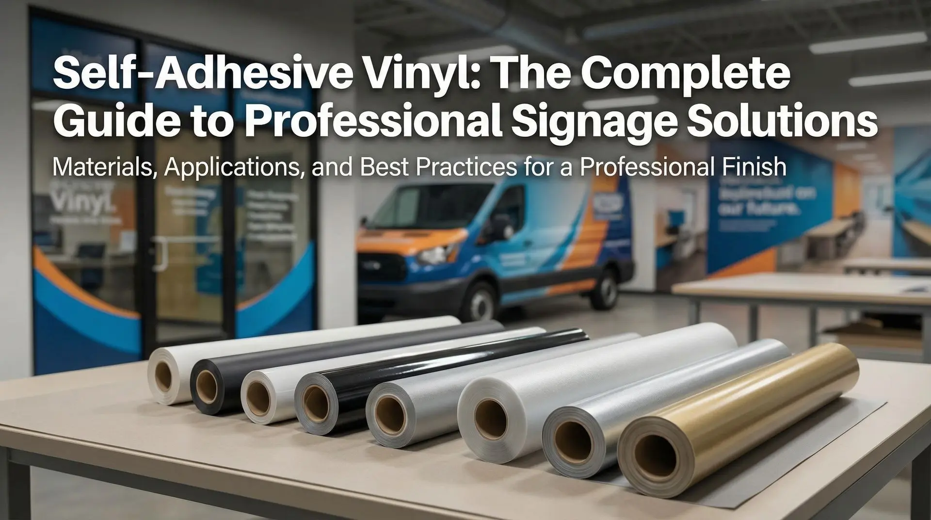 Self-Adhesive Vinyl Guide for Professional Signage Solutions