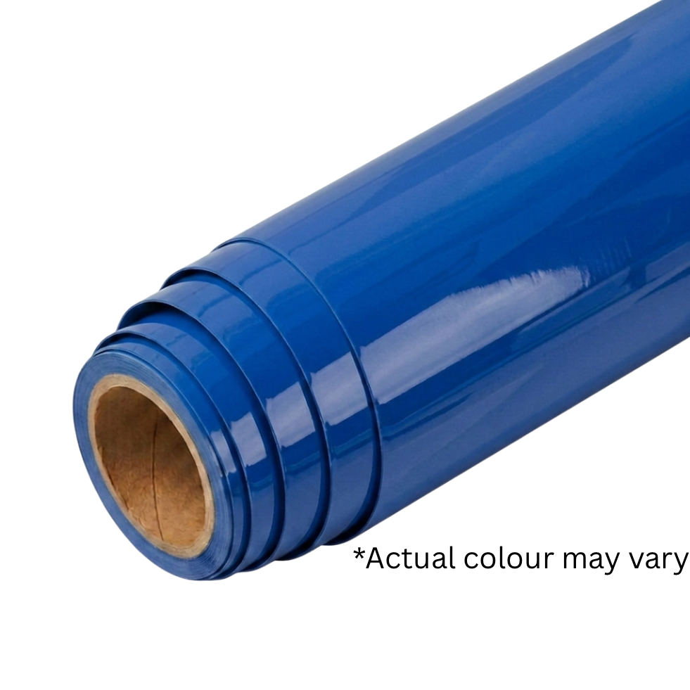 CUT OUT - GLOSS BLUE VINYL - 1.22mtr. x 50mtr.