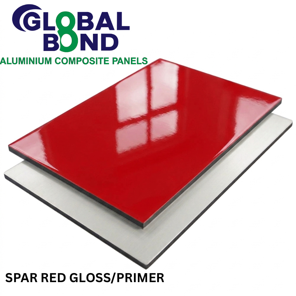 GLOSS SPAR RED / PRIMER - GLOBAL BOND - 3mm ; Skin - 0.3mm ; 3000 x 1500mm
