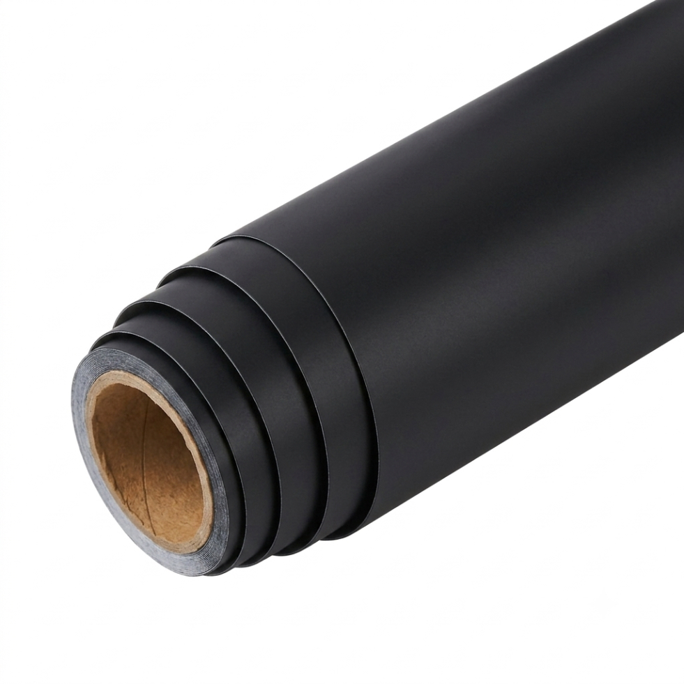 CUT OUT - MATTE BLACK VINYL - 1.22 X 50 MTR