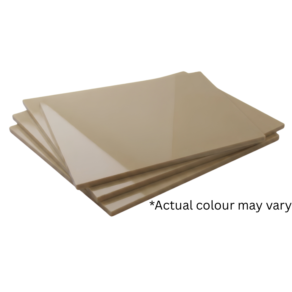 CAST ACRYLIC SHEET BEIGE 3MM - 1220 x 2440