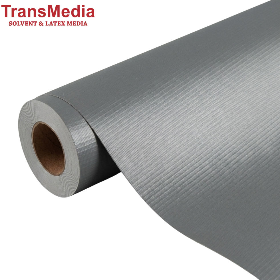 PVC LAYFLAT - GREY BACK - MATTE ; 1.80Mtr * 50Mtr ; 510 gsm