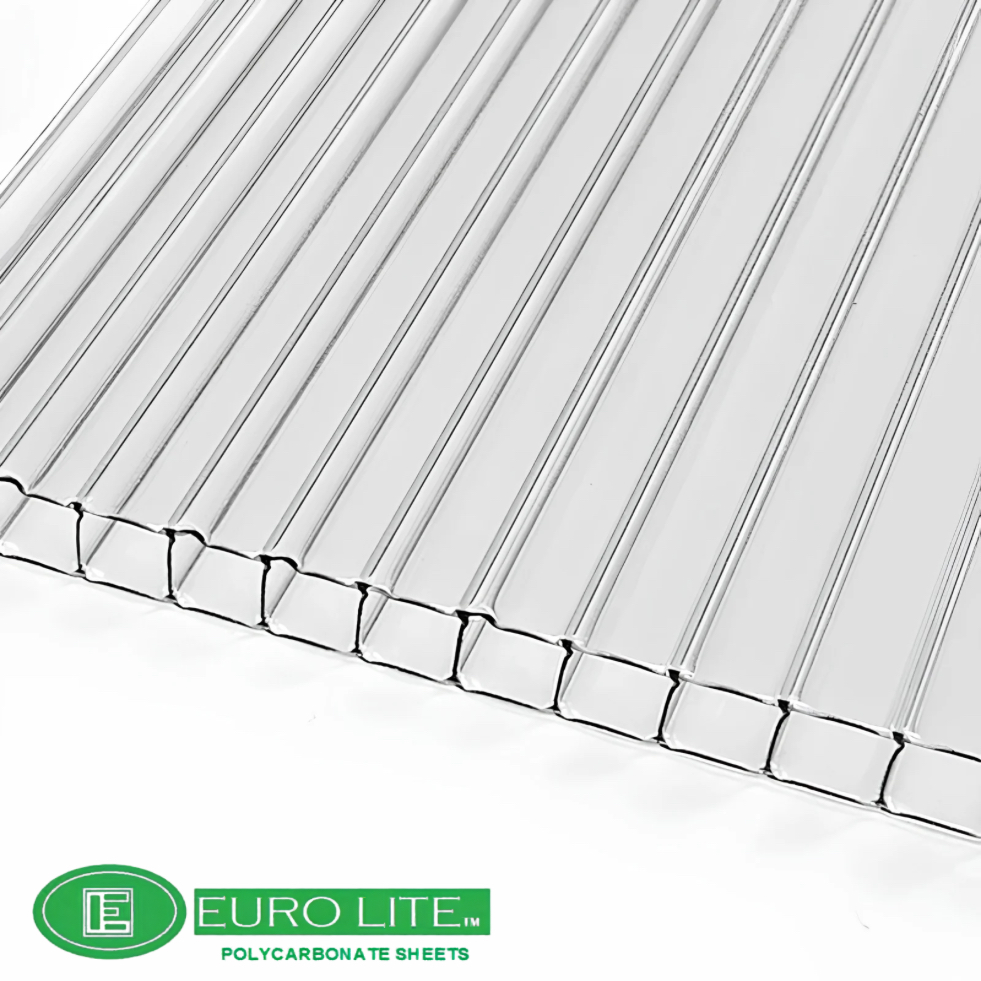 CLEAR POLYCARBONATE MULTIWALL - 5.80m X 2.10m ;Thickness - 6mm