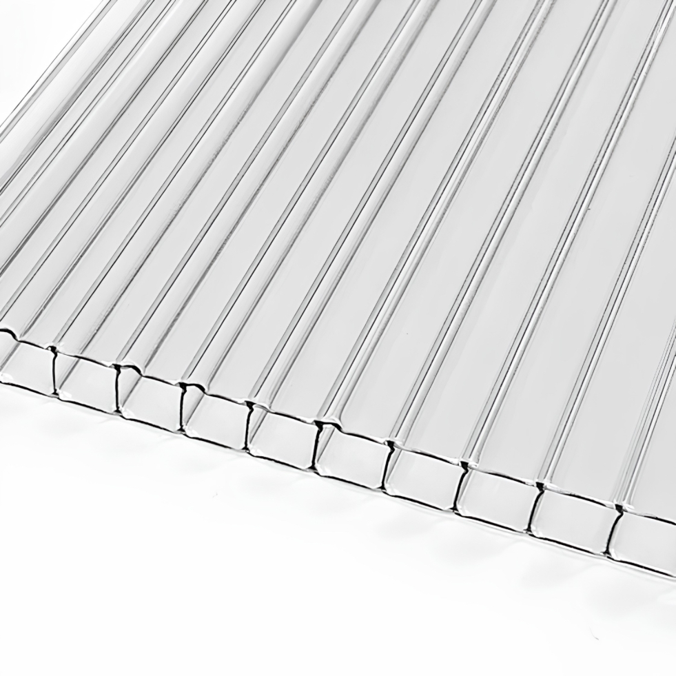 CLEAR POLYCARBONATE MULTIWALL - 5.80m X 2.10m ;Thickness - 6mm