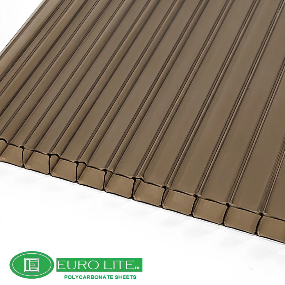 BRONZE POLYCARBONATE MULTIWALL - 5.80m X 2.10m ;Thickness - 6mm