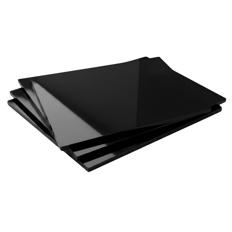 CAST ACRYLIC SHEET BLACK 3MM - 3050 x 2050mm