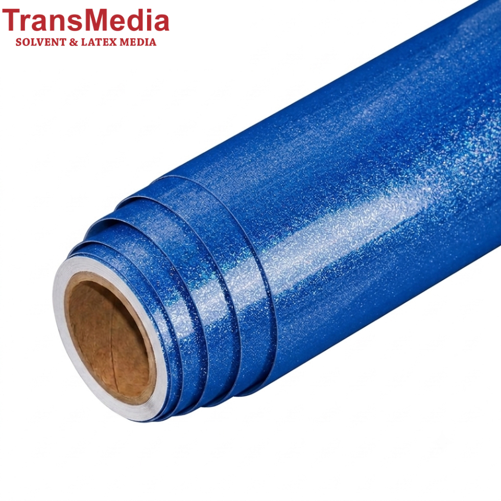 REFLECTIVE VINYL (TM 3205) - BLUE - 1.22mtr x 45.70mtr