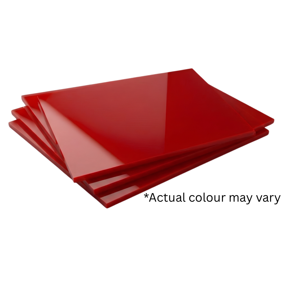 CAST ACRYLIC - Red 3mm 2050 x 3050