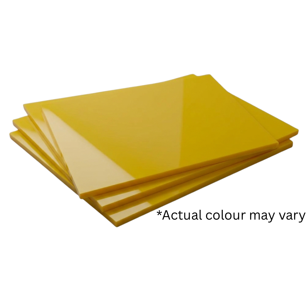CAST ACRYLIC - Yellow 3mm 2050 x 3050mm