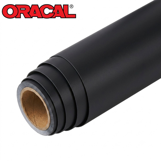ORACAL MATTE BLACK - Size: 1260 x 50mtrs.