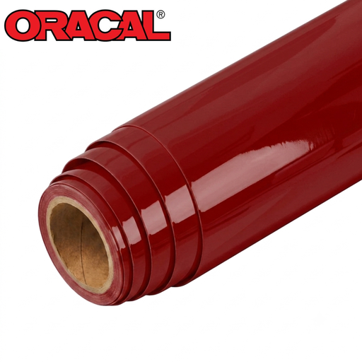 ORACAL GLOSS DARK RED - Size: 1260 x 50mtrs.