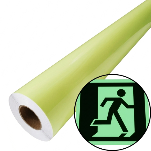 PHOTO LUMINESCENT VINYL ; GLOSS - 1.24m x 45.7m