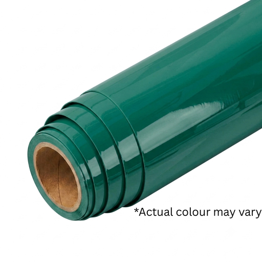 CUT OUT - GLOSS FOREST GREEN VINYL - 1.22 X 50