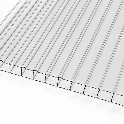 CLEAR POLYCARBONATE MULTIWALL - 5.80m X 2.10m ;Thickness - 6mm