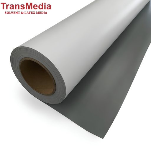 PET BANNER ; GREY BACK - 420 gsm ; 0.914 Mtr * 50 Mtr ; Matte