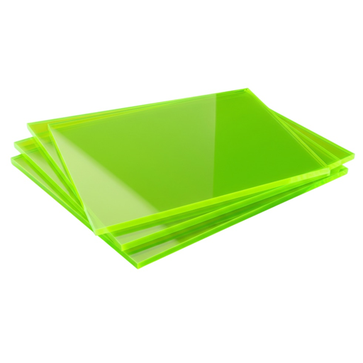 CAST ACRYLIC - Fluorescent Green 3mm 2050 x 3050mm