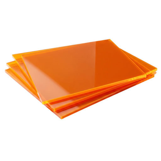 CAST ACRYLIC - Fluorescent Amber 3mm 2050 x 3050mm